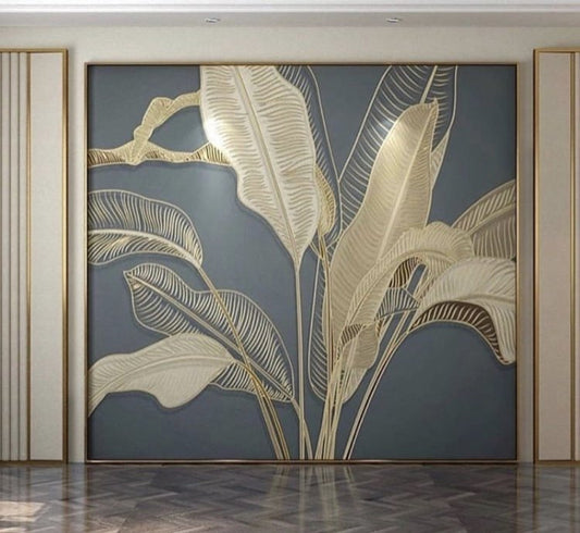 Feathers & Tropical Wallpaper