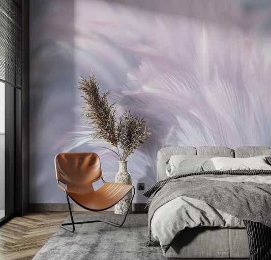 Feathers & Tropical Wallpaper